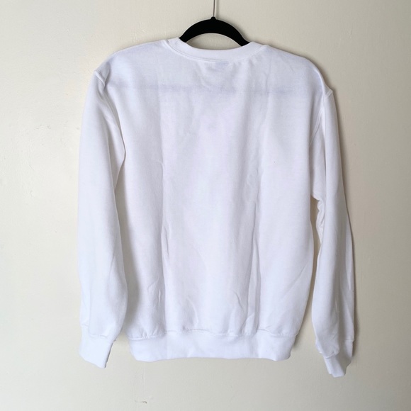 White moon phases crew neck pull over sweater - Picture 3 of 6